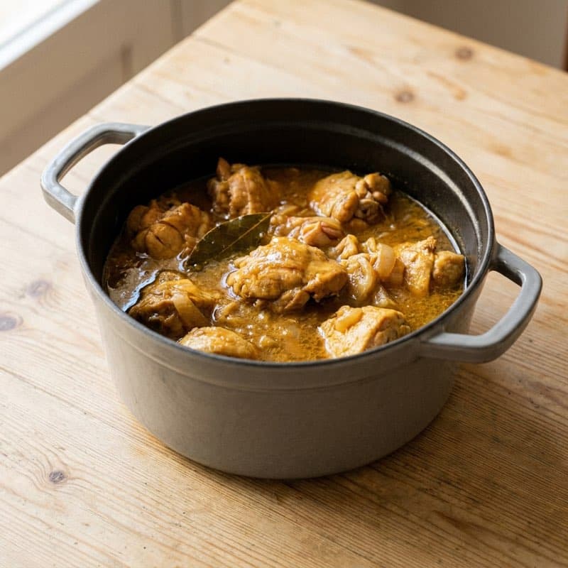 Pollo en salsa