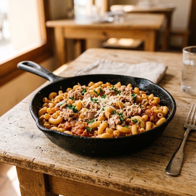 Macarrones con atún