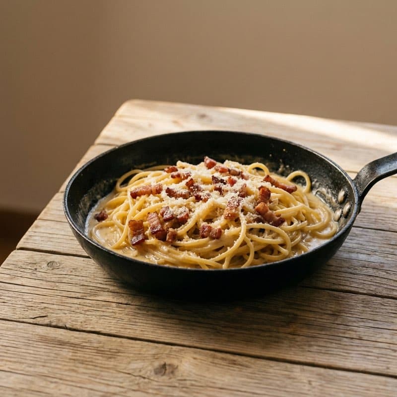 Espaguetis carbonara