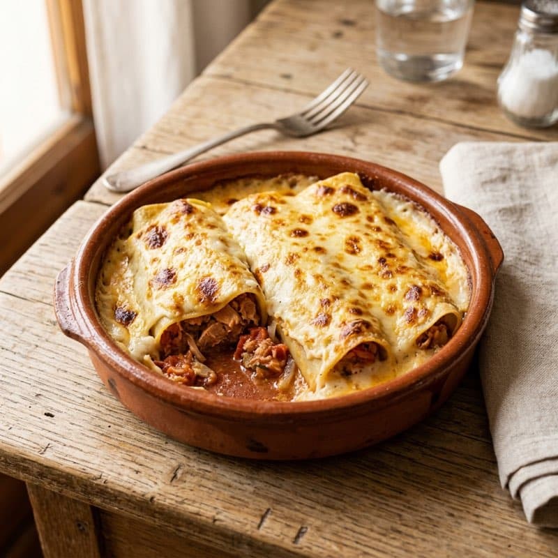 Canelones de atún