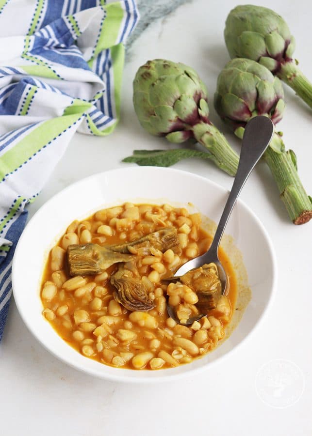 Potaje de alcachofas